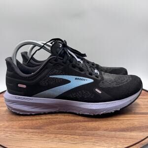 BROOKS Launch 9 Black/Blue Women's Size 8.5 Running Shoes Sneakers 1203731B060